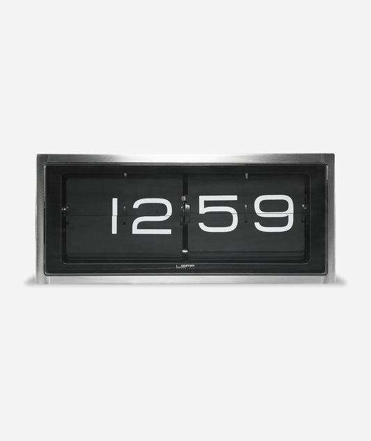 Brick Wall/Desk Clock, Stainless Steel